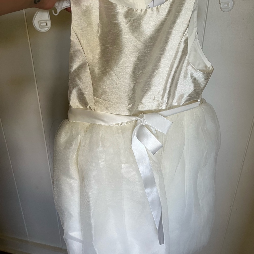 DAVID’S BRIDAL • Flower Girl Dress with Bow